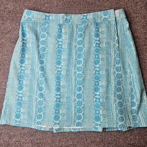 Ripskirt Hawaii Wrap Skirt Length 2 Above The Knee Turquoise Blue Size Large